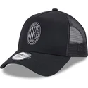 petten-gebogen-zwart-snapback-a-frame-core-van-ac-milan-serie-a-van-new-era