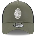 petten-gebogen-groen-snapback-a-frame-seasonal-van-ac-milan-serie-a-van-new-era