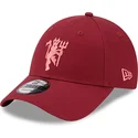 petten-gebogen-rood-verstelbaar-9forty-seasonal-van-manchester-united-football-club-premier-league-van-new-era