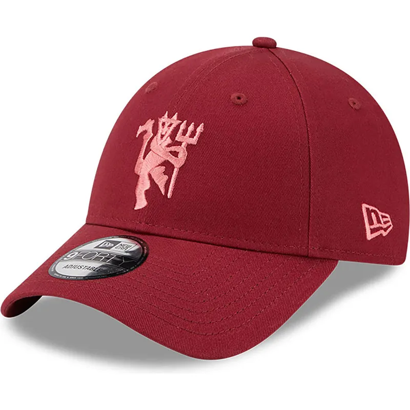 petten-gebogen-rood-verstelbaar-9forty-seasonal-van-manchester-united-football-club-premier-league-van-new-era