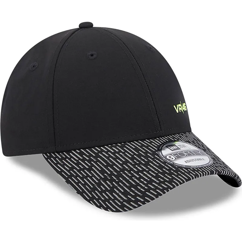 petten-gebogen-zwart-verstelbaar-9forty-reflective-visor-van-valentino-rossi-vr46-motogp-van-new-era petten-gebogen-zwart-verstelbaar-9forty-reflective-visor-van-valentino-rossi-vr46-motogp-van-new-era