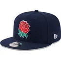petten-plat-blauw-snapback-9fifty-wool-van-england-rugby-rfu-van-new-era
