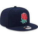 petten-plat-blauw-snapback-9fifty-wool-van-england-rugby-rfu-van-new-era