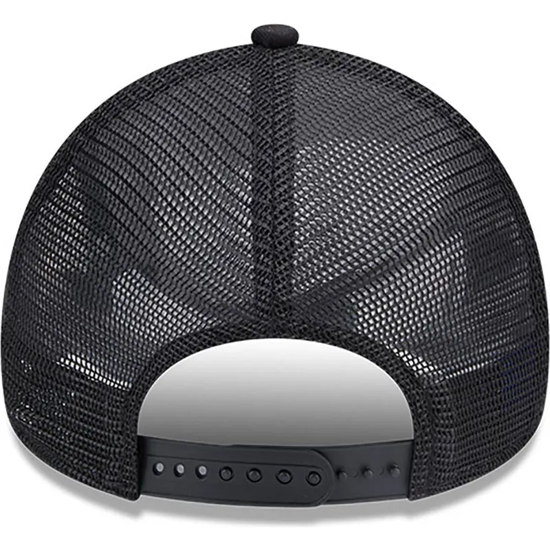 petten-gebogen-zwart-snapback-a-frame-monochrome-van-french-rugby-federation-ffr-van-new-era