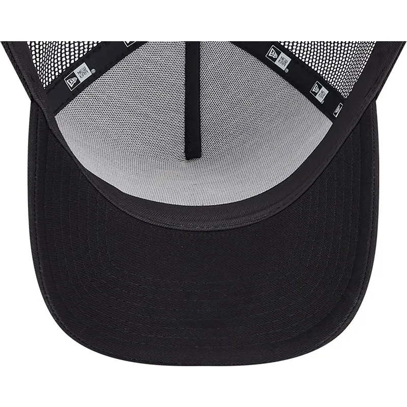 petten-gebogen-zwart-snapback-a-frame-monochrome-van-french-rugby-federation-ffr-van-new-era