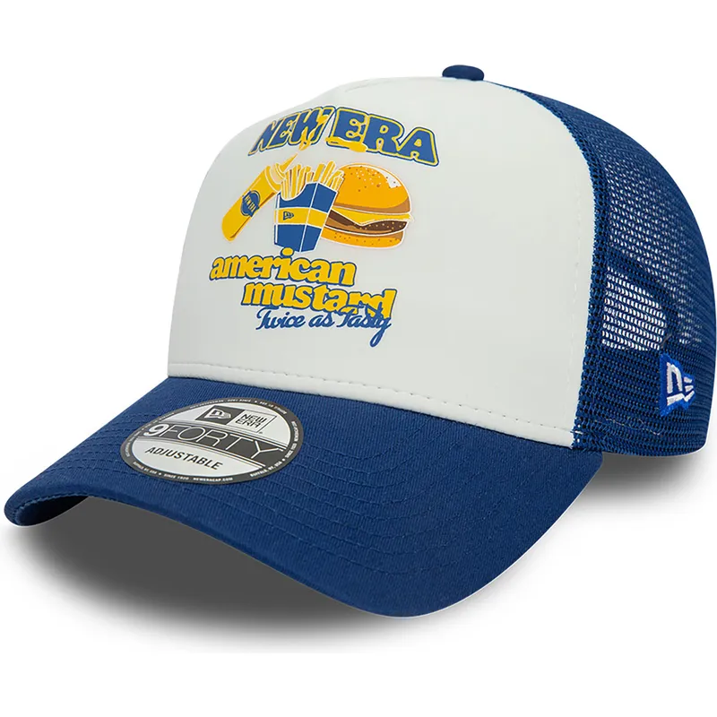 petten-gebogen-blauw-snapback-mustard-a-frame-food-van-new-era petten-gebogen-blauw-snapback-mustard-a-frame-food-van-new-era