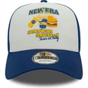 petten-gebogen-blauw-snapback-mustard-a-frame-food-van-new-era