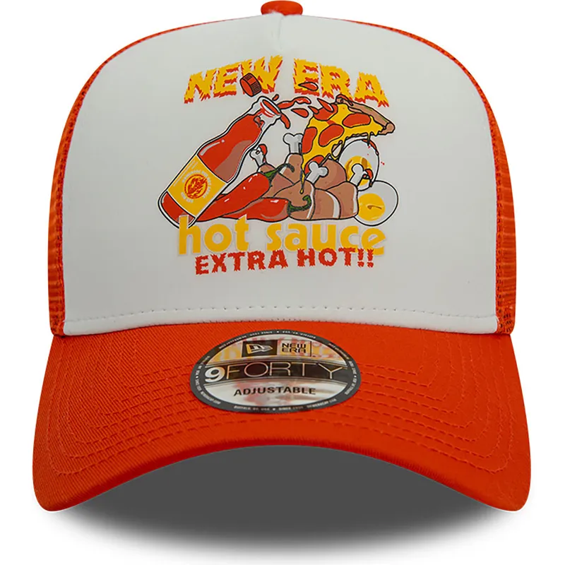 petten-gebogen-oranje-snapback-sauce-a-frame-food-van-new-era petten-gebogen-oranje-snapback-sauce-a-frame-food-van-new-era