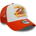 petten-gebogen-oranje-snapback-sauce-a-frame-food-van-new-era