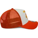 petten-gebogen-oranje-snapback-sauce-a-frame-food-van-new-era