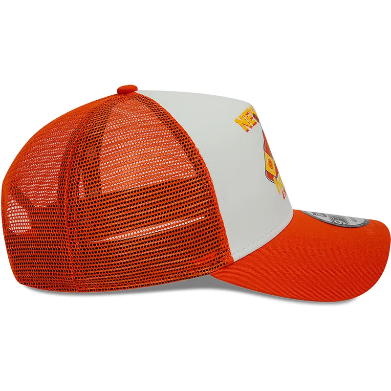 petten-gebogen-oranje-snapback-sauce-a-frame-food-van-new-era petten-gebogen-oranje-snapback-sauce-a-frame-food-van-new-era