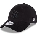 petten-gebogen-zwart-verstelbaar-9forty-cord-van-new-york-yankees-mlb-van-new-era