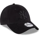 petten-gebogen-zwart-verstelbaar-9forty-cord-van-new-york-yankees-mlb-van-new-era