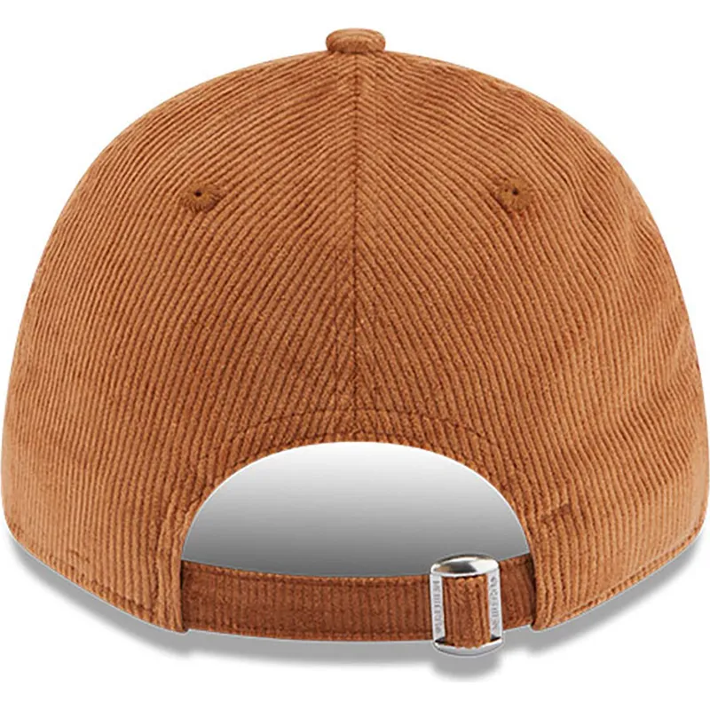 petten-gebogen-bruin-verstelbaar-9forty-cord-van-new-york-yankees-mlb-van-new-era