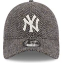 petten-gebogen-grijs-verstelbaar-9twenty-tweed-pack-van-new-york-yankees-mlb-van-new-era