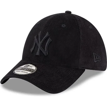 petten-gebogen-zwart-fitted-39thirty-cord-van-new-york-yankees-mlb-van-new-era