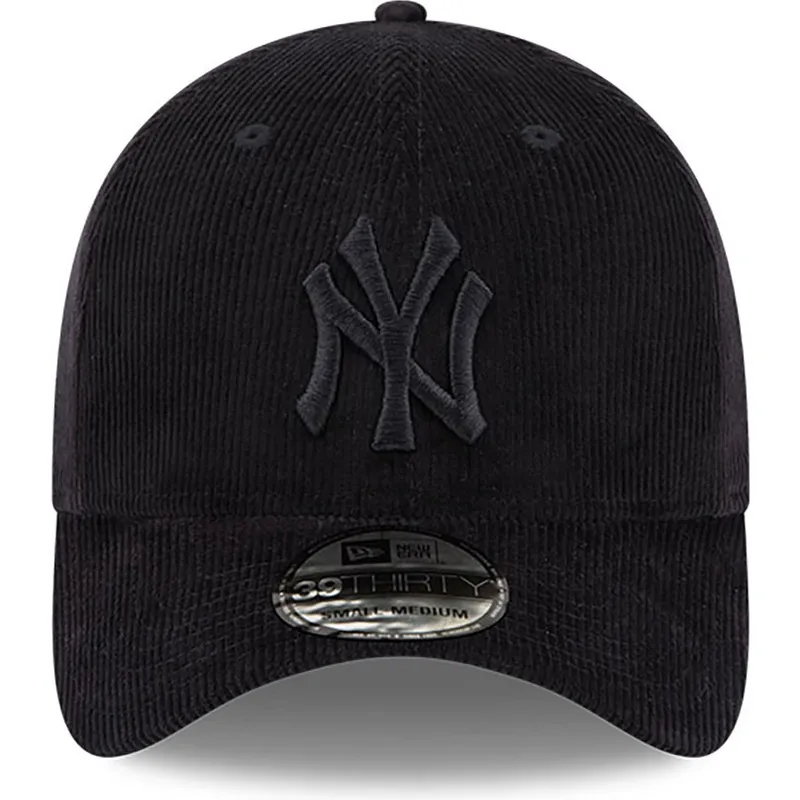 petten-gebogen-zwart-fitted-39thirty-cord-van-new-york-yankees-mlb-van-new-era