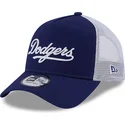 petten-gebogen-blauw-snapback-a-frame-team-script-van-los-angeles-dodgers-mlb-van-new-era
