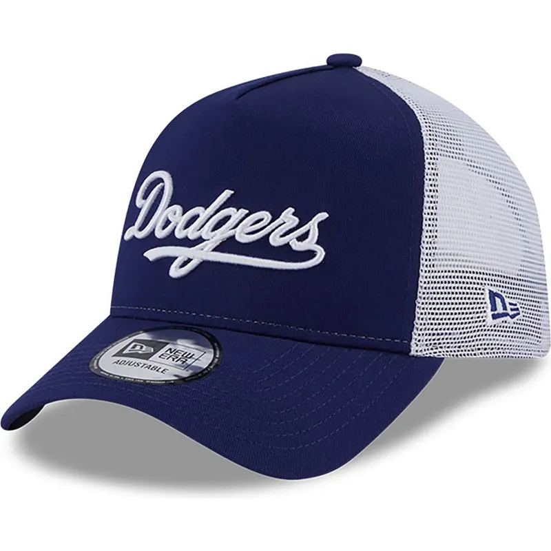 petten-gebogen-blauw-snapback-a-frame-team-script-van-los-angeles-dodgers-mlb-van-new-era