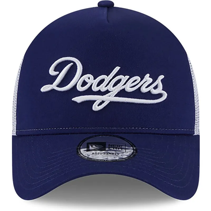 petten-gebogen-blauw-snapback-a-frame-team-script-van-los-angeles-dodgers-mlb-van-new-era