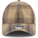 petten-gebogen-bruin-verstelbaar-9twenty-check-van-new-era