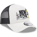 petten-gebogen-beige-snapback-a-frame-van-bugs-bunny-y-pato-lucas-looney-tunes-van-new-era