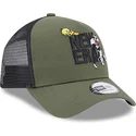 petten-gebogen-groen-snapback-a-frame-van-piolin-y-silvestre-looney-tunes-van-new-era