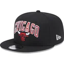 petten-plat-zwart-snapback-9fifty-patch-van-chicago-bulls-nba-van-new-era