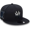 petten-plat-marineblauw-snapback-9fifty-team-drip-van-new-york-yankees-mlb-van-new-era