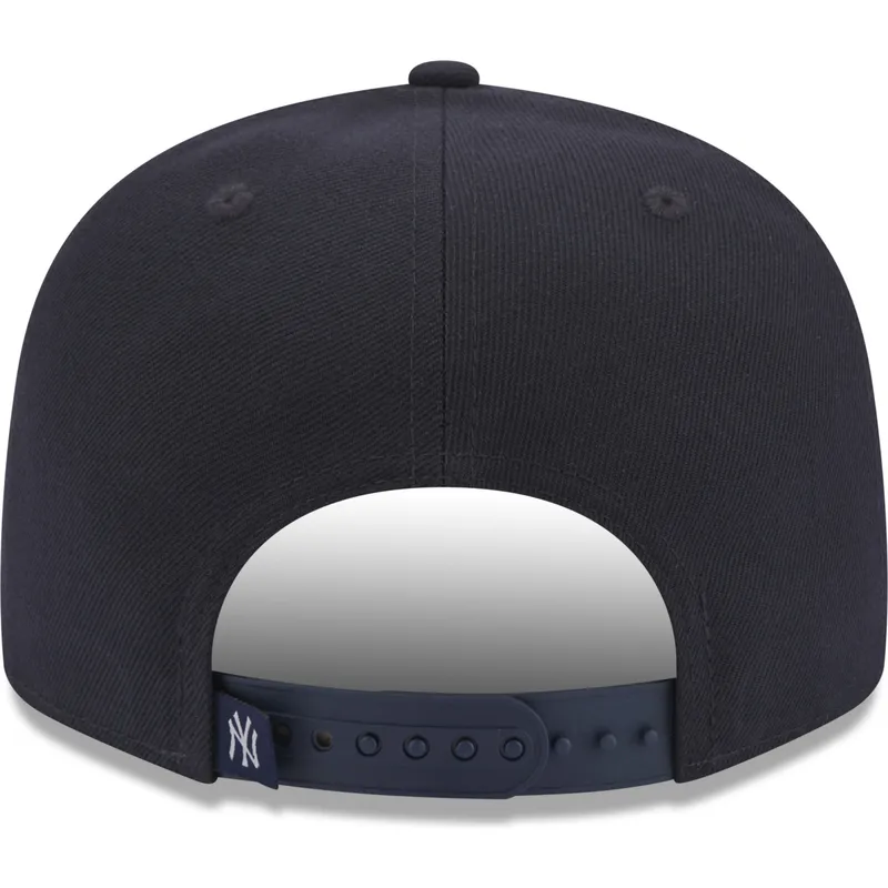 petten-plat-marineblauw-snapback-9fifty-team-drip-van-new-york-yankees-mlb-van-new-era