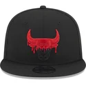 petten-plat-zwart-snapback-9fifty-team-drip-van-chicago-bulls-nba-van-new-era