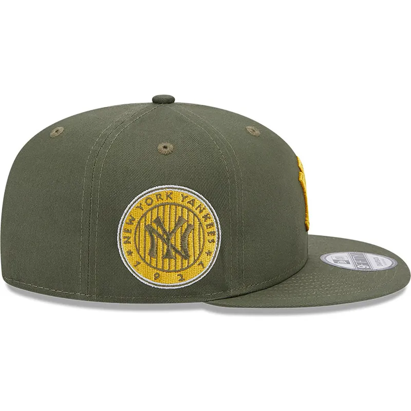 petten-plat-groen-snapback-9fifty-side-patch-van-new-york-yankees-mlb-van-new-era petten-plat-groen-snapback-9fifty-side-patch-van-new-york-yankees-mlb-van-new-era