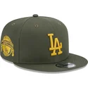 petten-plat-groen-snapback-9fifty-side-patch-van-los-angeles-dodgers-mlb-van-new-era