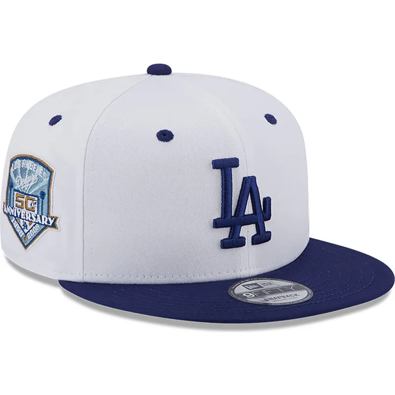petten-plat-blauw-snapback-9fifty-white-crown-patch-van-los-angeles-dodgers-mlb-van-new-era petten-plat-blauw-snapback-9fifty-white-crown-patch-van-los-angeles-dodgers-mlb-van-new-era