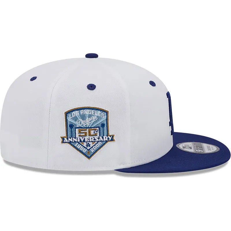 petten-plat-blauw-snapback-9fifty-white-crown-patch-van-los-angeles-dodgers-mlb-van-new-era petten-plat-blauw-snapback-9fifty-white-crown-patch-van-los-angeles-dodgers-mlb-van-new-era