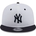 petten-plat-marineblauw-snapback-9fifty-white-crown-patch-van-new-york-yankees-mlb-van-new-era