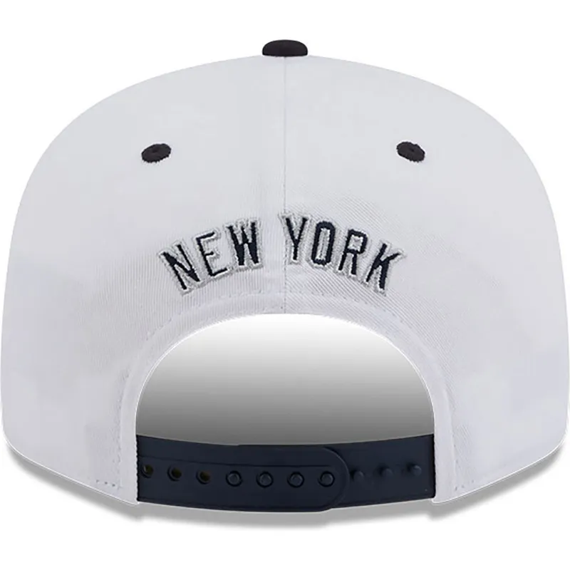 petten-plat-marineblauw-snapback-9fifty-white-crown-patch-van-new-york-yankees-mlb-van-new-era