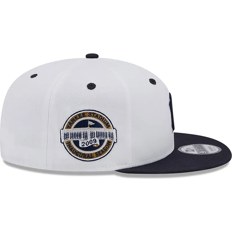 petten-plat-marineblauw-snapback-9fifty-white-crown-patch-van-new-york-yankees-mlb-van-new-era
