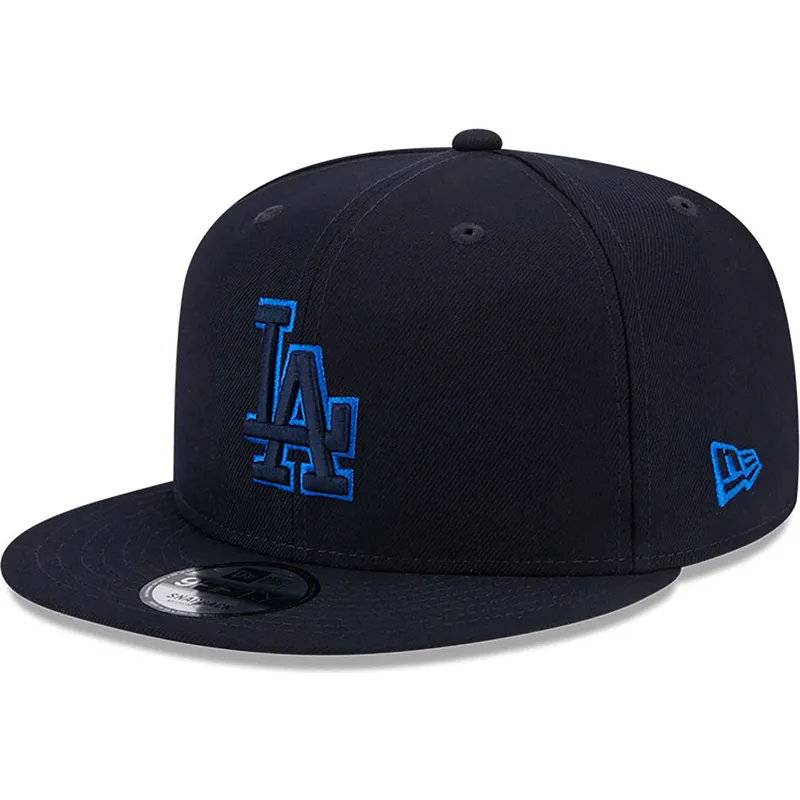 petten-plat-marineblauw-snapback-9fifty-repreve-van-los-angeles-dodgers-mlb-van-new-era