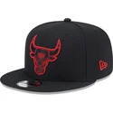 petten-plat-zwart-snapback-9fifty-repreve-van-chicago-bulls-nba-van-new-era