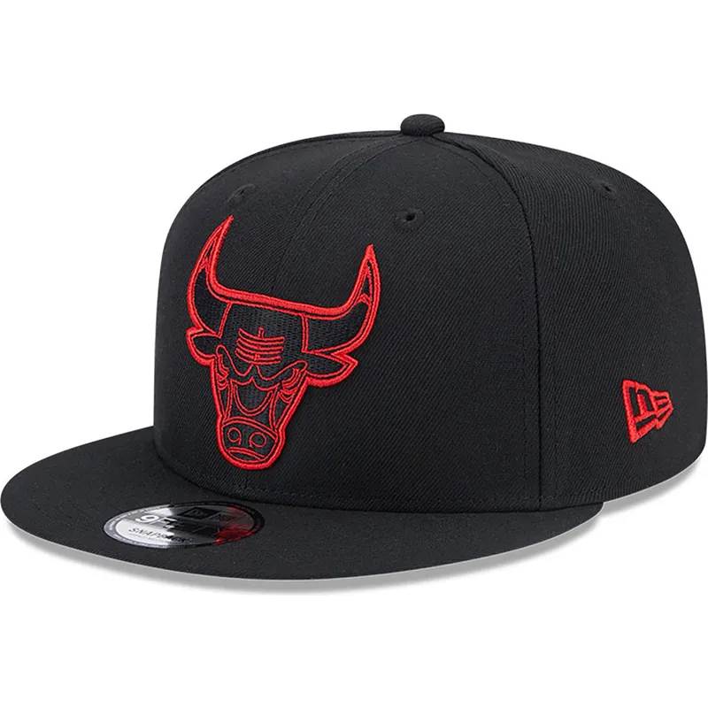petten-plat-zwart-snapback-9fifty-repreve-van-chicago-bulls-nba-van-new-era