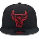 petten-plat-zwart-snapback-9fifty-repreve-van-chicago-bulls-nba-van-new-era