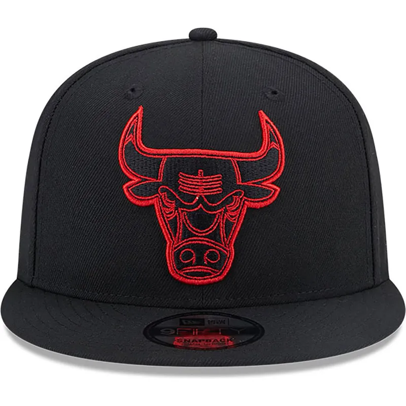 petten-plat-zwart-snapback-9fifty-repreve-van-chicago-bulls-nba-van-new-era