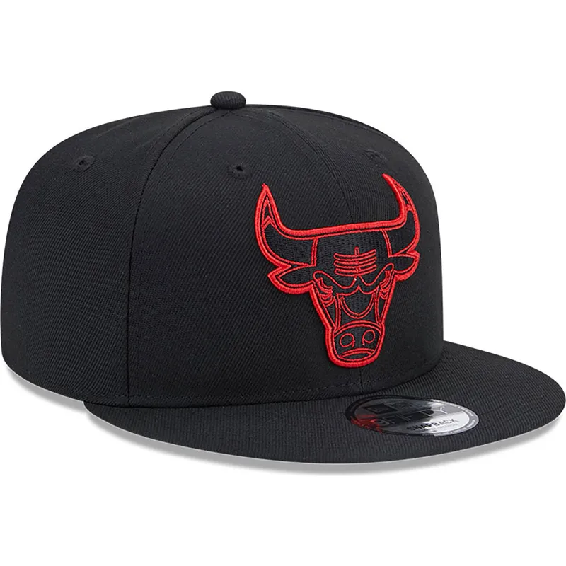 petten-plat-zwart-snapback-9fifty-repreve-van-chicago-bulls-nba-van-new-era