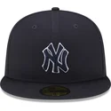 petten-plat-marineblauw-fitted-59fifty-team-outline-van-new-york-yankees-mlb-van-new-era