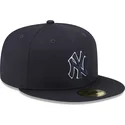 petten-plat-marineblauw-fitted-59fifty-team-outline-van-new-york-yankees-mlb-van-new-era