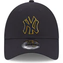 petten-gebogen-marineblauw-verstelbaar-9forty-team-outline-van-new-york-yankees-mlb-van-new-era