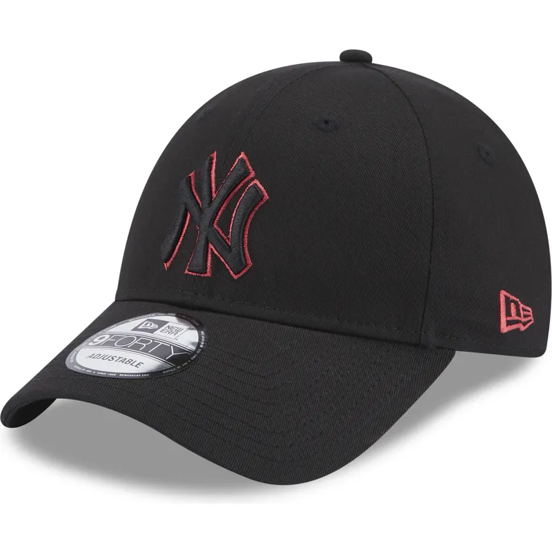 petten-gebogen-zwart-verstelbaar-9forty-team-outline-van-new-york-yankees-mlb-van-new-era
