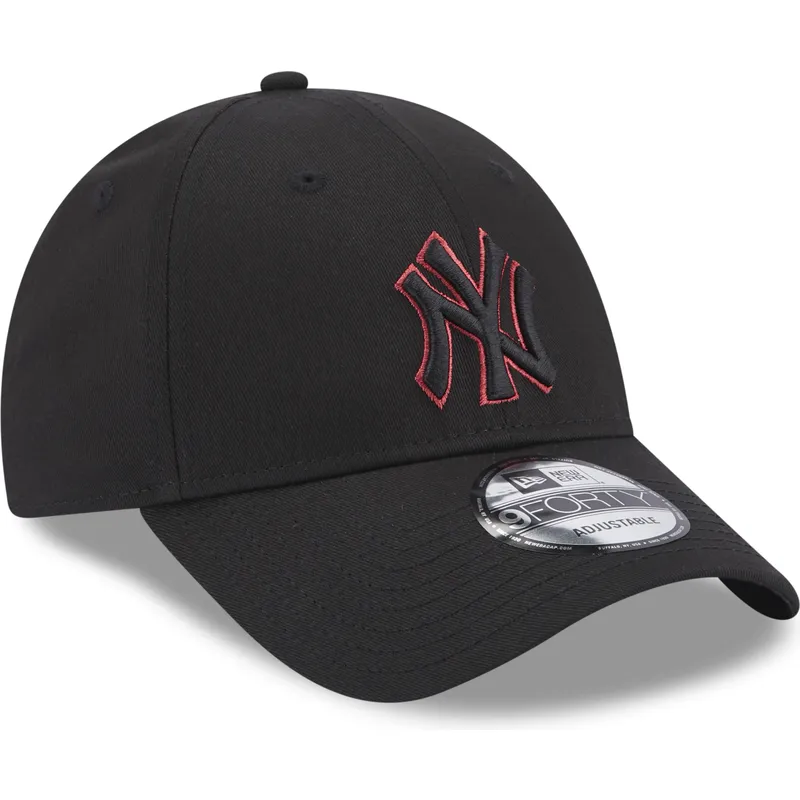 petten-gebogen-zwart-verstelbaar-9forty-team-outline-van-new-york-yankees-mlb-van-new-era