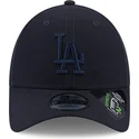 petten-gebogen-marineblauw-verstelbaar-9forty-repreve-van-los-angeles-dodgers-mlb-van-new-era